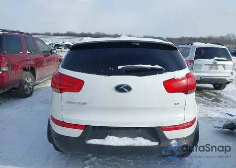 2014 Kia Sportage Ex from USA, damaged, VIN KNDPCCAC6E7566341
